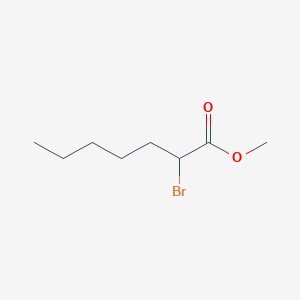 molecular formula C8H15BrO2 B3050447 Heptanoic acid, 2-bromo-, methyl ester CAS No. 26040-74-4