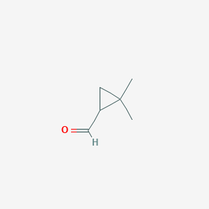 molecular formula C6H10O B3050460 2,2-Dimethylcyclopropane-1-carbaldehyde CAS No. 26119-44-8