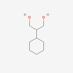 molecular formula C9H18O2 B3050461 2-Cyclohexyl-1,3-propanediol CAS No. 2612-32-0