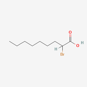 molecular formula C9H17BrO2 B3050479 2-Bromononanoic acid CAS No. 2623-83-8