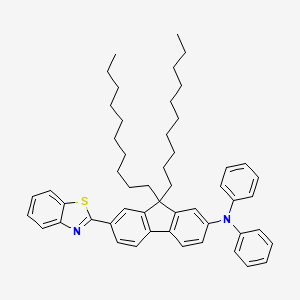 9H-Fluoren-2-amine, 7-(2-benzothiazolyl)-9,9-didecyl-N,N-diphenyl-