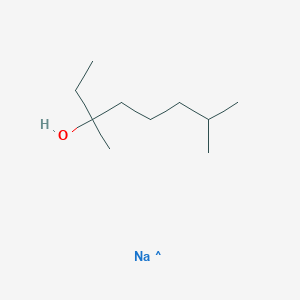 Sodium 3,7-dimethyl-3-octanoxide, in hexanes