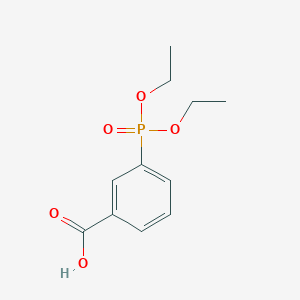 molecular formula C11H15O5P B3050490 3-Diethoxyphosphorylbenzoic acid CAS No. 26342-23-4