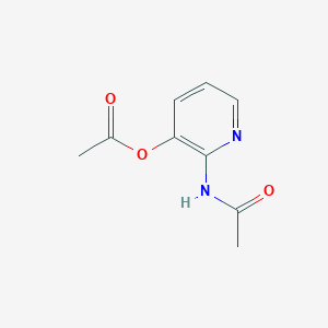 molecular formula C9H10N2O3 B3050492 2-(Acetylamino)-3-pyridyl acetate CAS No. 26372-53-2