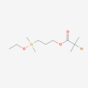 3-[Ethoxy(dimethyl)silyl]propyl 2-bromo-2-methylpropanoate