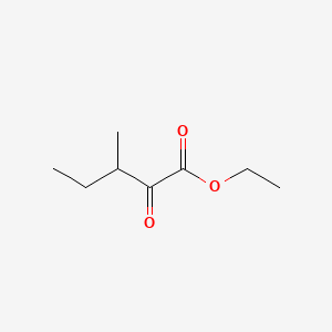 molecular formula C8H14O3 B3050507 Pentanoic acid, 3-methyl-2-oxo-, ethyl ester CAS No. 26516-27-8
