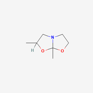 Tetrahydro-2,7a-dimethyl-7aH-oxazolo(2,3-b)oxazole