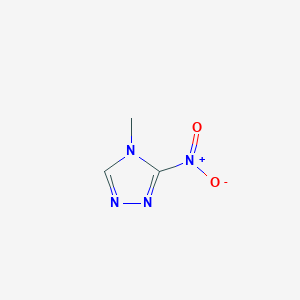 molecular formula C3H4N4O2 B3050524 4-Methyl-3-nitro-4h-1,2,4-triazole CAS No. 26621-31-8