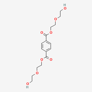 molecular formula C16H22O8 B3050549 Bis[2-(2-hydroxyethoxy)ethyl] benzene-1,4-dicarboxylate CAS No. 26850-76-0