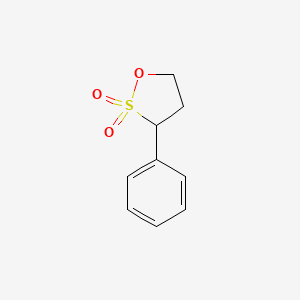 molecular formula C9H10O3S B3050554 3-phenyl-1,2-oxathiolane2,2-dioxide CAS No. 26910-63-4