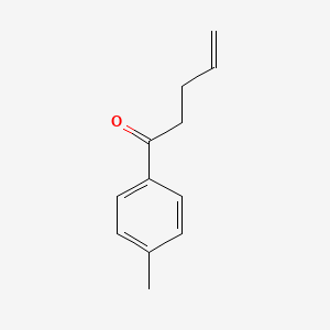 molecular formula C12H14O B3050557 1-(4-Methylphenyl)pent-4-en-1-one CAS No. 26954-31-4