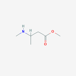 molecular formula C6H13NO2 B3050566 Methyl 3-(methylamino)butanoate CAS No. 2704-51-0