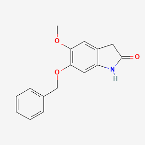 5-Methoxy-6-phenylmethoxy-1,3-dihydroindol-2-one
