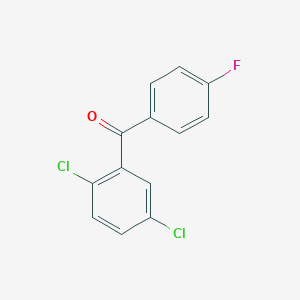 molecular formula C13H7Cl2FO B3050571 2,5-Dichloro-4'-fluorobenzophenone CAS No. 270903-87-2