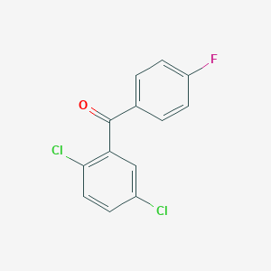 molecular formula C13H7Cl2FO B3050571 Methanone, (2,5-dichlorophenyl)(4-fluorophenyl)- CAS No. 270903-87-2