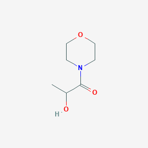 molecular formula C7H13NO3 B3050575 2-Hydroxy-1-(morpholin-4-yl)propan-1-one CAS No. 27097-66-1