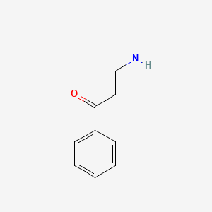 molecular formula C10H13NO B3050580 3-(Methylamino)-1-phenylpropan-1-one CAS No. 27152-62-1