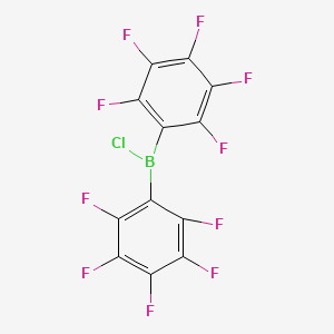 molecular formula C12BClF10 B3050591 Chlorobis(pentafluorophenyl)borane CAS No. 2720-03-8