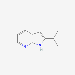 1H-Pyrrolo[2,3-b]pyridine, 2-(1-methylethyl)-