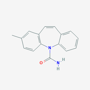 molecular formula C16H14N2O B030506 2-甲基-5h-二苯并[b,f]氮杂菲-5-甲酰胺 CAS No. 70401-32-0