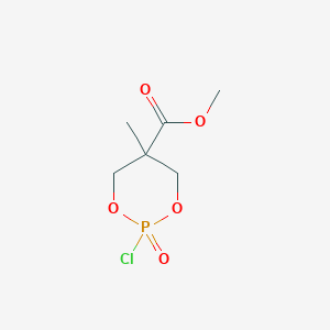 Methyl 2-chloro-5-methyl-1,3,2-dioxaphosphinane-5-carboxylate 2-oxide