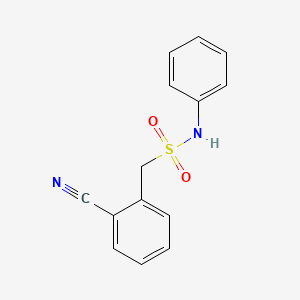 1-(2-cyanophenyl)-N-phenylmethanesulfonamide