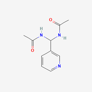 N-[(acetylamino)-3-pyridylmethyl]acetamide