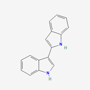 molecular formula C16H12N2 B3050619 2,3'-Biindole CAS No. 27393-85-7