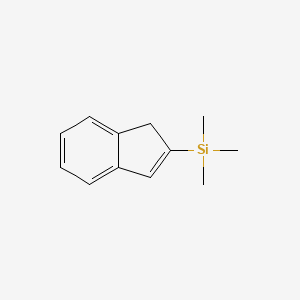 molecular formula C12H16Si B3050621 (1H-inden-2-yl)trimethylsilane CAS No. 27397-34-8
