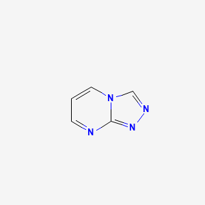 molecular formula C5H4N4 B3050622 [1,2,4]triazolo[4,3-a]pyrimidine CAS No. 274-98-6