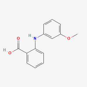 molecular formula C14H13NO3 B3050657 2-[(3-methoxyphenyl)amino]benzoic acid CAS No. 27693-73-8