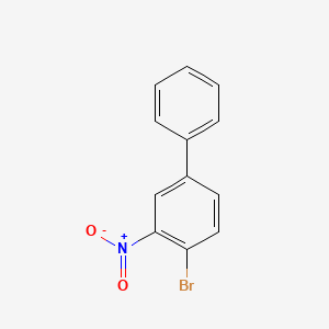 molecular formula C12H8BrNO2 B3050660 4-Bromo-3-nitrobiphenyl CAS No. 27701-66-2