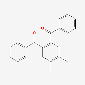 (4,5-Dimethylcyclohexa-1,4-diene-1,2-diyl)bis(phenylmethanone)