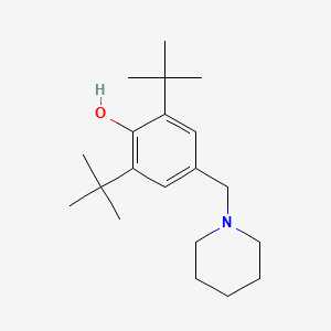 Phenol, 2,6-bis(1,1-dimethylethyl)-4-(1-piperidinylmethyl)-