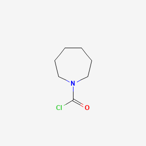 molecular formula C7H12ClNO B3050679 Hexahydro-1H-azepine-1-carbonyl chloride CAS No. 27817-35-2