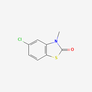 molecular formula C8H6ClNOS B3050685 5-Chloro-3-methylbenzo[d]thiazol-2(3H)-one CAS No. 2786-28-9