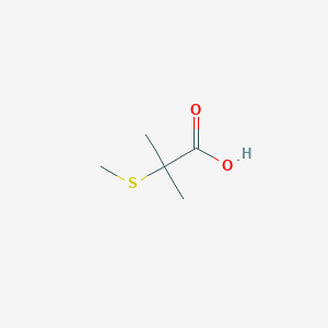 molecular formula C5H10O2S B3050688 2-Methyl-2-(methylsulfanyl)propanoic acid CAS No. 27868-56-0