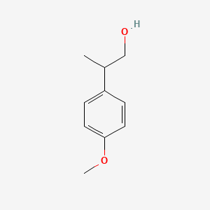 molecular formula C10H14O2 B3050689 2-(4-Methoxyphenyl)propan-1-ol CAS No. 27877-68-5