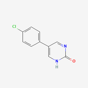 5-(4-Chlorophenyl)pyrimidin-2(1H)-one