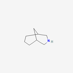 molecular formula C8H15N B3050704 3-Azabicyclo[3.3.1]nonane CAS No. 280-70-6