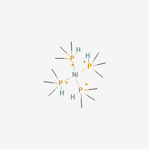 molecular formula C12H40NiP4+4 B3050709 Tetrakis(trimethylphosphine)nickel CAS No. 28069-69-4