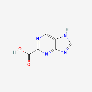 molecular formula C6H4N4O2 B3050721 7H-purine-2-carboxylic acid CAS No. 28128-20-3
