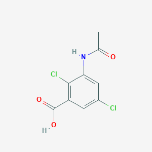 3-Acetamido-2,5-dichlorobenzoic acid