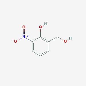 molecular formula C7H7NO4 B3050729 2-(Hydroxymethyl)-6-nitrophenol CAS No. 28177-71-1