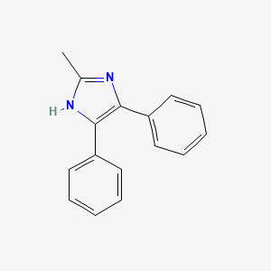 molecular formula C16H14N2 B3050730 2-Methyl-4,5-diphenyl-1H-imidazole CAS No. 2818-82-8