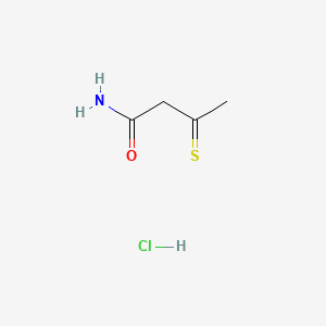 3-Thioxobutyramide hydrochloride