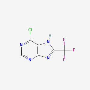 6-Chloro-8-(trifluoromethyl)-9H-purine