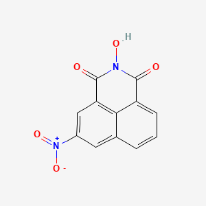 2-Hydroxy-5-(hydroxy(oxido)amino)-1H-benzo(de)isoquinoline-1,3(2H)-dione