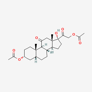 3alpha,17,21-Trihydroxy-5beta-pregnane-11,20-dione 3,21-di(acetate)