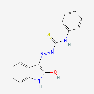 1-[(2-Oxoindol-3-yl)amino]-3-phenylthiourea